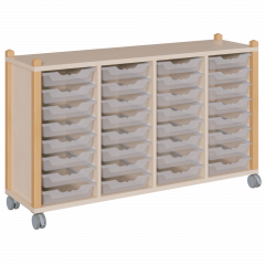 Produktbild fahrbares Regal in Stollenbauweise SCS 4 321F