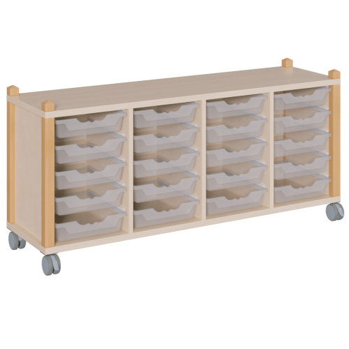 Produkt Bild fahrbares Regal in Stollenbauweise SCS 4 201F