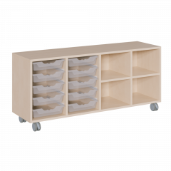 Produktbild fahrbares Regal in Korpusbauweise KCS 4 101RF