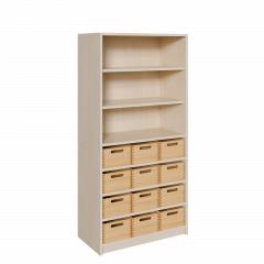 Produktbild Korpus-Regal mit Materialk&auml;sten und offenen F&auml;chern 7816 061 00
