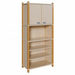 Produktbild Stollen-Kombischrank mit oberer Doppelt&uuml;r und unterem Regalteil 8218 401 00