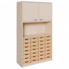 Produktbild Korpus-Kombischrank mit Materialk&auml;sten und 2 T&uuml;ren 0218 463 00