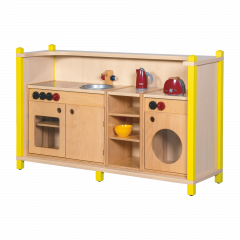 Produktbild Stollen-Spielküche - mit herausnehmbaren Küchenmöbeln 0608 709 00