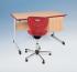 Produkt Bild Lehrertisch, Schichtstoff, Unterbau mit Schub und Fach, mit Schloß TL65 US4BSA