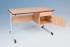 Produkt Bild Lehrertisch mit PU Kante, Unterbau mit Schub und Fach, mit Schloß TL65 US4BPU