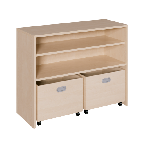 Produkt Bild Korpus-Regal mit 2 Rollkästen 0208 601 00