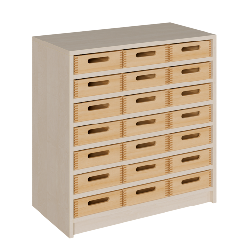 Produkt Bild Korpus-Regal mit flachen Materialk&auml;sten 7808 063 00