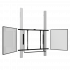 Produkt Bild Manuell höhenverstellbares Pylonensystem für Displays, inkl. Flügeln PYFVKL-IFPDW