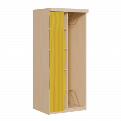 Produktbild Liegepolsterregal mit Vorhang für 160 cm lange Polster, mit Fächern KLPV 4 160