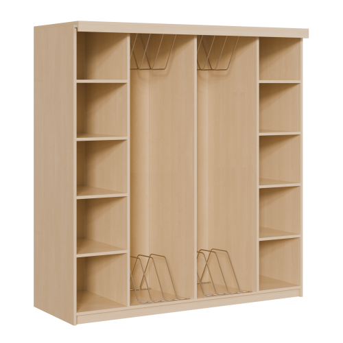 Produkt Bild Liegepolsterregal f&uuml;r 160 cm lange Polster, mit F&auml;chern 