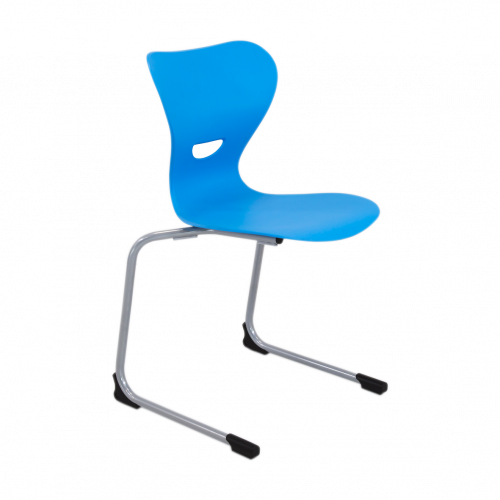 Produkt Bild Freischwinger Schulstuhl mit Kunststoff Sitzschale S43KSK05