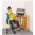 Produkt Bild Computerecktisch auf Rollen TIC-64
