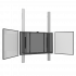 Produkt Bild Wandmontiertes 2 S&auml;ulen Pylonensystem f&uuml;r Monitore 75" oder 86" PYKLEN-IFPDW