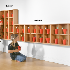 Produktbild Zahnputzbecherregal für 16 Becher - Rechteck 117 ZPR 2