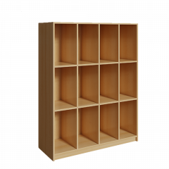 Produktbild Schultaschenregal mit 12 Fächern KLR 12 4-3