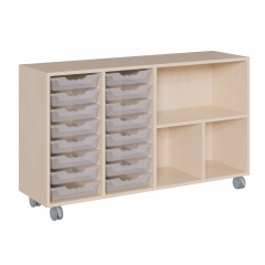 Produktbild fahrbares Regal in Korpusbauweise 