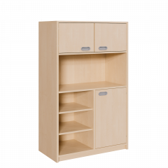 Produktbild Korpus-Schrank, unten T&uuml;r und Regal, oben Doppelt&uuml;ren 0218 423 00