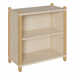 Produktbild Stollen-Regal mit 2 F&auml;chern in Ordnerh&ouml;he 