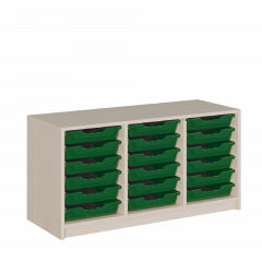 Produktbild Regal mit ErgoTray-Boxen in Korpusbauweise 0506 071 00