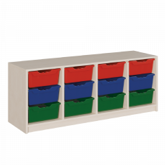 Produktbild Regal mit ErgoTray-Boxen in Korpusbauweise 3906 072 00