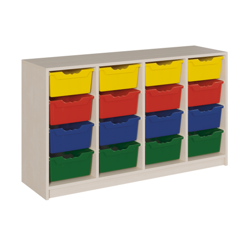 Produkt Bild Regal mit ErgoTray-Boxen in Korpusbauweise 