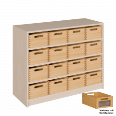 Produktbild Korpus-Regal mit Materialk&auml;sten 