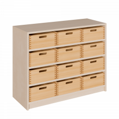 Produktbild Korpus-Regal mit breiten Materialk&auml;sten 