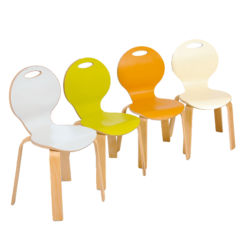Produkt Bild Stuhl PEARL mit farbiger Sitzschale 