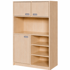 Produktbild Korpus-Schrank, unten T&uuml;r und Regal, oben Doppelt&uuml;ren 0216 424 00