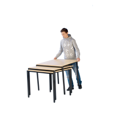 Produktbild Stack-O-Flex mobiler Stapeltisch, Schultisch, Vollkernplatte "PowerSurf" ST65-V02