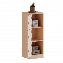 Produktbild Schlie&szlig;fachschrank, 3 Ordnerh&ouml;hen - Serie evo180 F4143SFLI