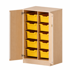 Produktbild ErgoTray Schrank, zweireihig, 3 Ordnerh&ouml;hen - evo180 Serie E7053TG