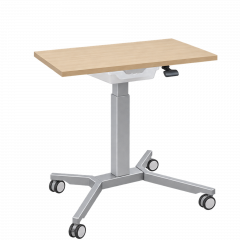 Produktbild Sitz- / Stehtisch fahrbar mit Schublade und Melaminplatte 