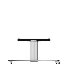 Produktbild Elektrisch höhenverstellbarer & neigbarer TV Rollwagen, mobiler Monitorständer, 70 cm Hub SCETTACR35K