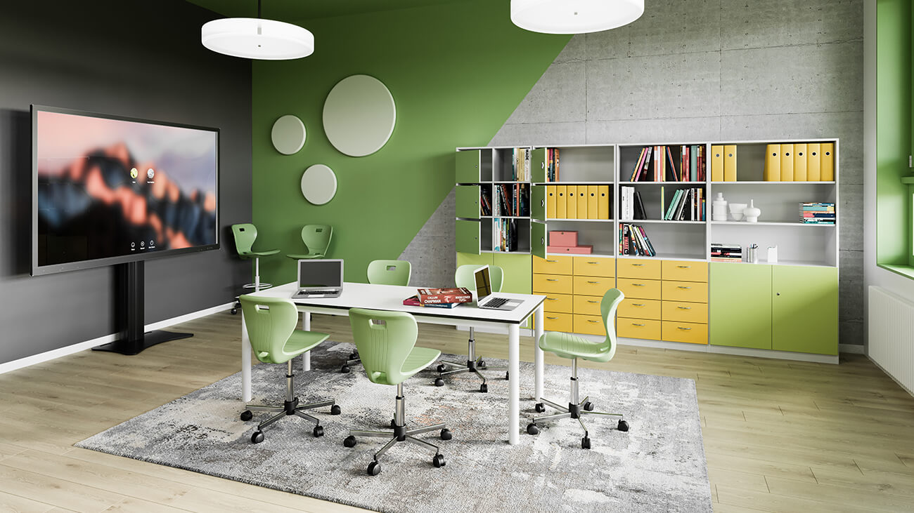 Beispiel EVO180 im Besprechungsraum