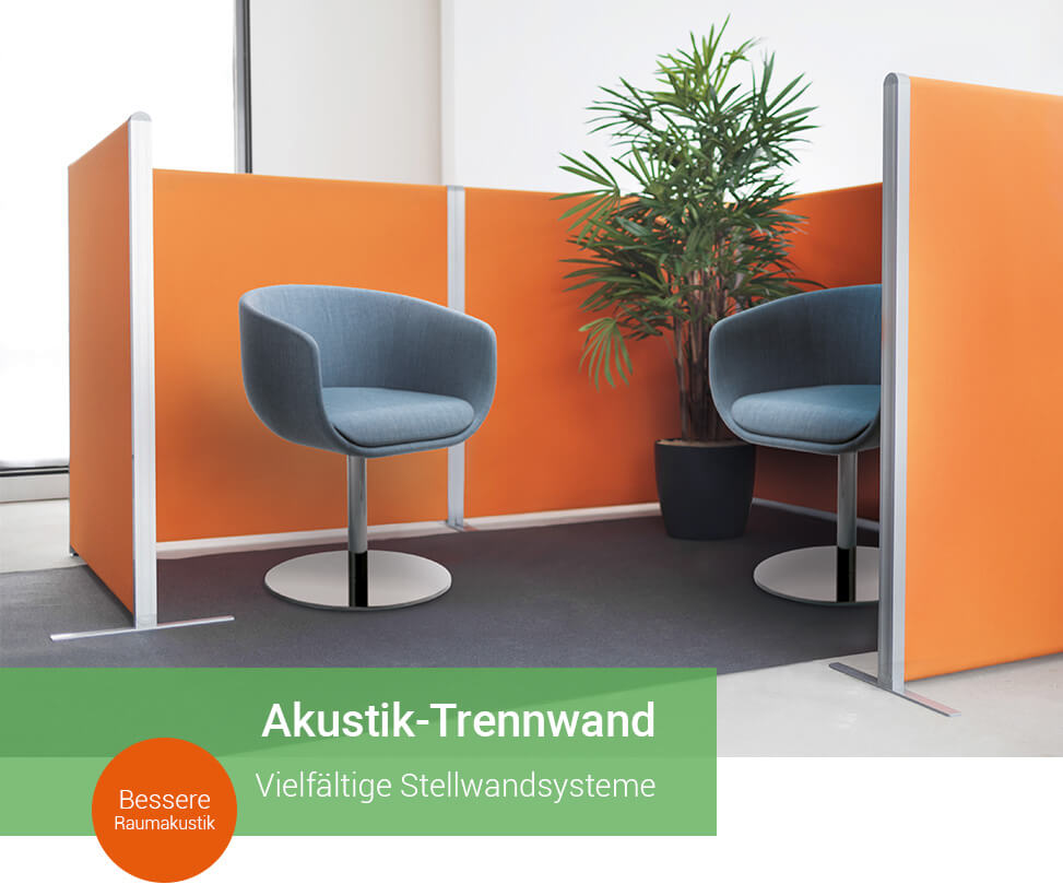 Die Conen Silence+ Öko Trennwand mit akustischer Wirkung