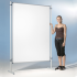 Produkt Bild Moderationswand, doppelseitiges Whiteboard, Stahltafel emailliert. Serie NSTT EW 