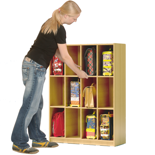 Produkt Bild Offenes Regal mit 12 F&auml;chern & Mittelw&auml;nden KLR 12