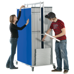 Produktbild Transportwagen NSTT-W190-20 f&uuml;r 20 Moderationstafeln und Stative NSTT-W190-20