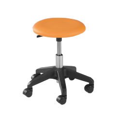 Produktbild Hocker Carina, mit Kunstlederbezug, fahrbar, ohne R&uuml;ckenlehne 