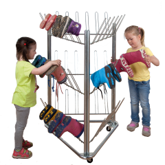 Produktbild Stiefeltrockenwagen f&uuml;r 27 Paar Stiefel, fahrbar SW27-DZ