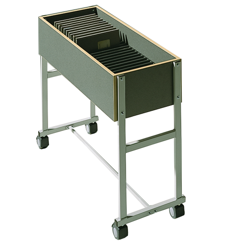 Produkt Bild Klassenbuchwagen zur Unterbringung von Klassenb&uuml;chern DIN A4, Serie KLW, fahrbar 