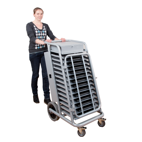 Produkt Bild Notebookwagen aus Metall f&uuml;r 14 Notebooks LTLM-14