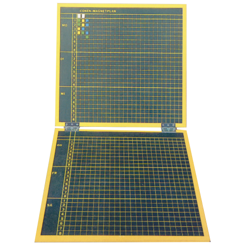 Produkt Bild Handplan magnetisch, Stundenplan im verkleinerten Ma&szlig;stab 