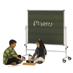 Produktbild Notentafel auf 4 Rollen mit Notenlineatur NT 4