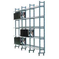 Produktbild B&uuml;cherregal einseitig (Grundelement) BR E