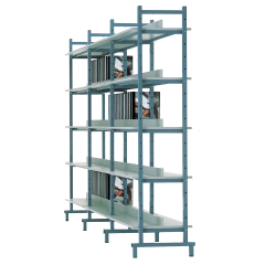 Produktbild B&uuml;cherregal doppelseitig (Grundelement) BR D