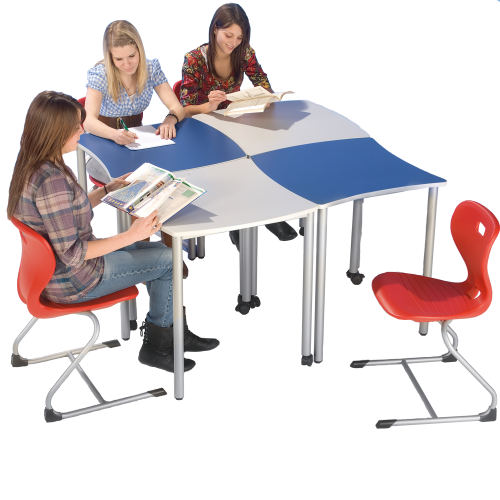 Produkt Bild Swing-It 1er Wellentisch, h&ouml;henverstellbar WH60S-EK