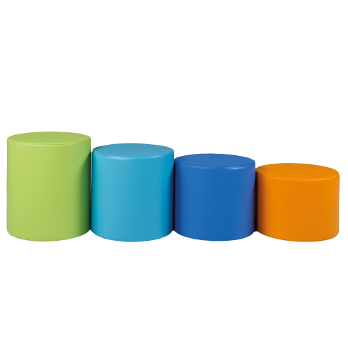 Produkt Bild Spot Kinderhocker rund mit Stoff- oder Kunstlederbezug 