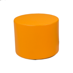 Produktbild Spot-XL Gro&szlig;er Polsterhocker rund mit Stoff- oder Kunstlederbezug 